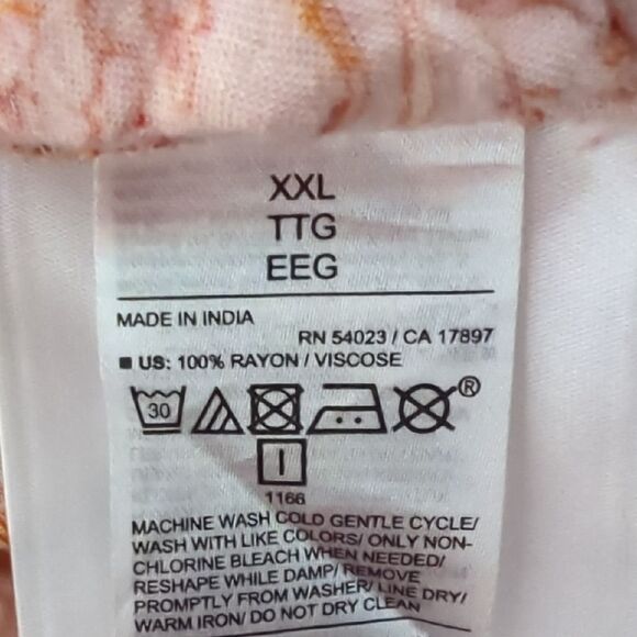 H&M Orange Long Sleeve Relaxed Blouse with Ruched Details - Picture 7 of 7